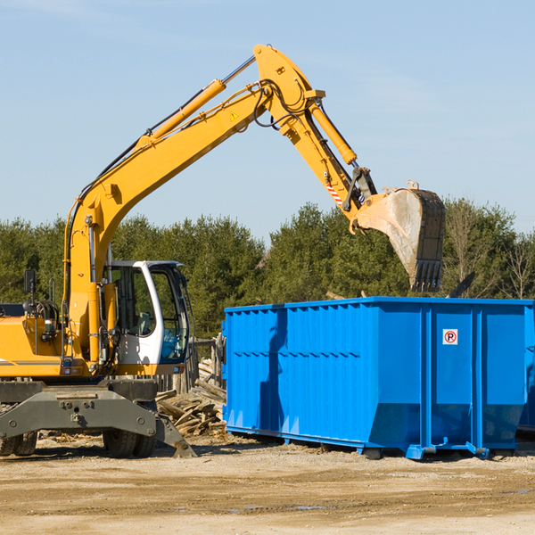 what happens if the residential dumpster is damaged or stolen during rental in Bowmansville New York